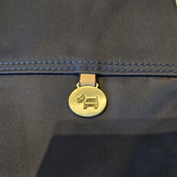 Radley Pocket Essentials Navy Nylon Backpack - Picture 2 of 15